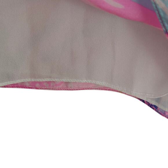 Lilly Pulitzer Jackie Shift Dress Size XXS Pink Blue Silk Lined Beachy - Picture 6 of 9